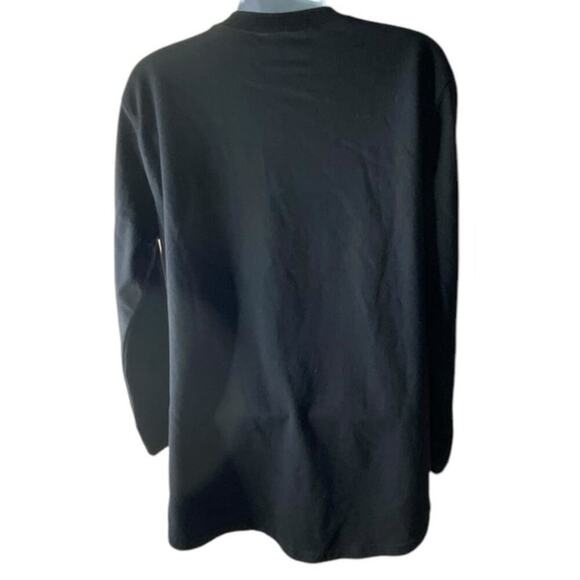 MC Sportswear Long Sleeve T-Shirt Womens M Winter Snowflakes Crewneck Pullover - Picture 3 of 7